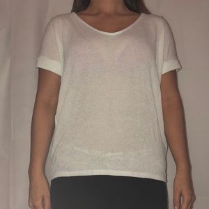 See-Thru Mesh Baby Blue Top